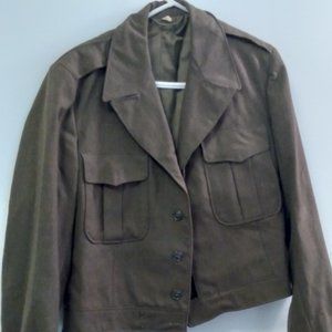 Green Vintage Army Coat